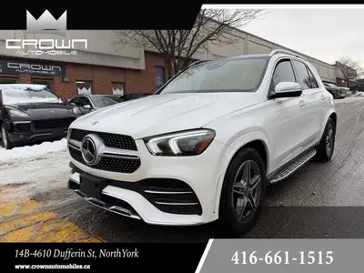 2022 MERCEDES BENZ GLE 450 4MATIC, ONE OWNER, NO ACCIDENT, LOADED WITH AMG APPEARANCE PACKAGE, NAVIG...