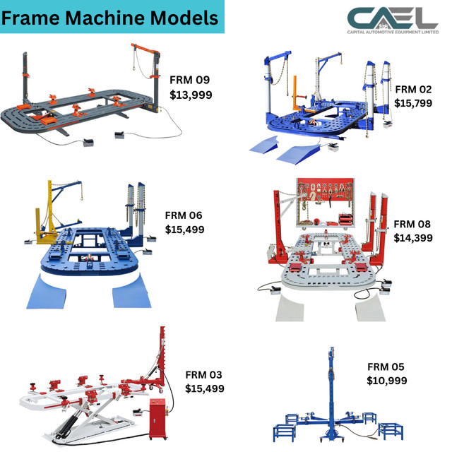 FINANCE AVAILABLE - VARIOUS KINDS OF FRAME MACHINE - LOW PRICE in Other Parts & Accessories in Moncton