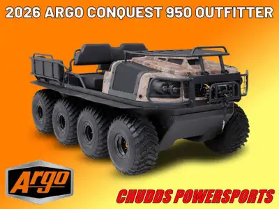 2026 Argo CONQUEST 950 OUTFITTER ALL-IN PRICE JUST ADD THE TAXES! ARGO’S CABIN FEVER SALES EVENT HAS...
