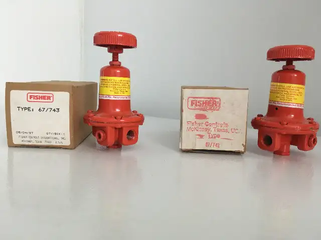 Régulateurs Fisher Haute Pression 0-30 et 0-60 PSI NEUF in Other in Saguenay - Image 2