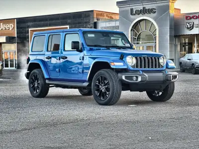 This Dealership Demo 2024 Jeep Wrangler 4xe Sahara 4 Door 4x4 has Quick Order Package 29P Sahara, Sa...