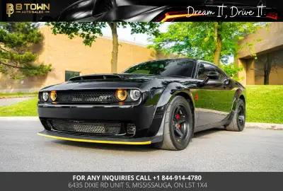 2023 Dodge Challenger SRT Demon delivers legendary supercharged muscle, extreme drag-strip performan...
