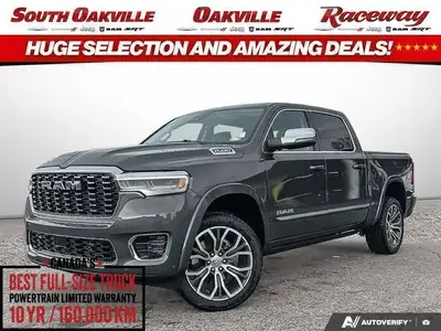 CREW CAB 4X4, HEATED & VENTED PREMIUM LEATHER BUCKET SEATS, OFF-ROAD GROUP, 23-SPEAKER KLIPSCH AUDIO...