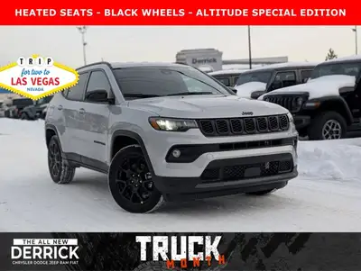 The 2026 Jeep Compass North in Silver Zynith Metallic with a Black interior blends rugged capability...