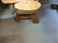 End Table From Our Showroom,  Live Edge