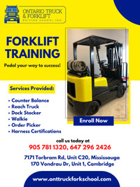 Forklift Training in Brampton