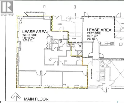Wheelchair accessible 2028 sq. ft. office space is move in ready offering reception area with privat...