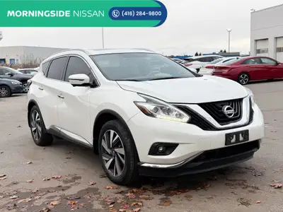 2017 Nissan Murano Platinum AWD | PUSH START | REMOTE START | MOONROOF | LEATHER NO ACCIDENTS, ONE O...
