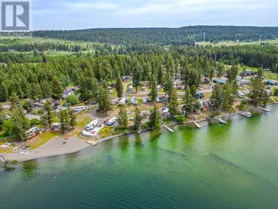 Imagine having your own waterfront lot located on beautiful Lac la Hache! This fully equipped RV lot...