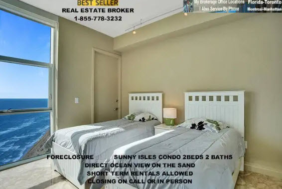 420k SUNNY ISLES BEACH FL FORECLOSURE 2/2 OCEANVIEW dans Condos à vendre  à Ville de Montréal