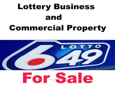 An opportunity comes "649 Lottery business and the property for sale together", never worry about re...