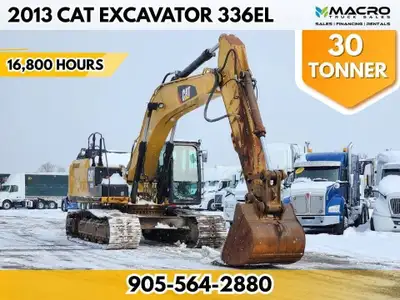 Welcome to Macro Truck Sales! 2013 CAT 336EL Excavator – 30 Tonner 16,831 Hours Engine: Cat C9.3 – 6...