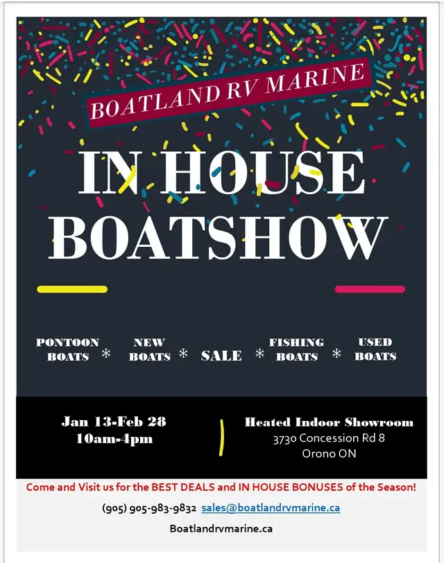 In House Boat Show On Now! in Powerboats & Motorboats in Oshawa / Durham Region - Image 2