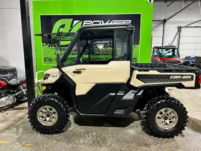 This LOW MILEAGE (1527 MILES) 2023 Can-Am Defender Limited comes equipped with: -A powerful but quie...