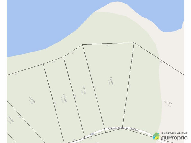 166 500$ - Terrain résidentiel à vendre à Carillon dans Terrains à vendre  à Laval/Rive Nord