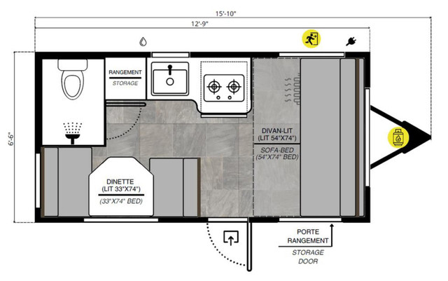 2024 Prolite Lounge Base in Travel Trailers & Campers in Stratford - Image 3