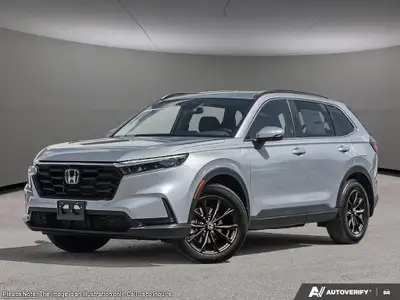 The 2026 Honda CR-V Sport AWD in a sophisticated Silver finish is the perfect blend of robust design...