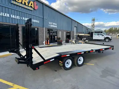 Miska 5 Ton Tandem Axle Deckover Float Trailer Made in Canada Deckover trailers, starting at just $1...
