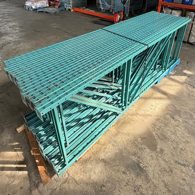 12' High x 42" USED REDIRACK Upright Frames Pallet Racking in Industrial Shelving & Racking in Mississauga / Peel Region - Image 2