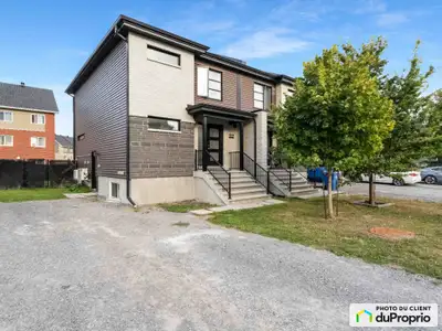 À Vendre Duplex moderne Semi-Détaché (2019) au Plateau de la Capitale, Aylmer, Gatineau Une occasion...