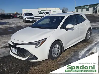 It's a Toyota Corolla LE and it is for sale right now at Spadoni Sales and Leasing at the Thunder Ba...
