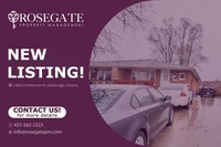 Spacious 3-Bedroom Main Level Apartment with Backyard & 3 Parkin Cambridge Kitchener Area Preview