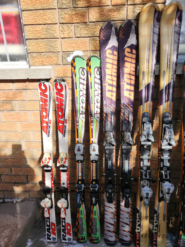 Nice Atomics Sets of Skis any mountain With  Bindings and Boots. in Ski in City of Toronto - Image 3