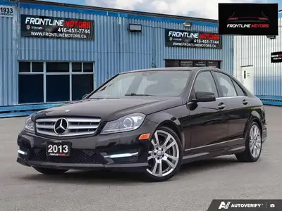 2013 Mercedes C350 4MATIC - Accident-free! Black on Brown Leather Interior! Well Maintained! Loaded...
