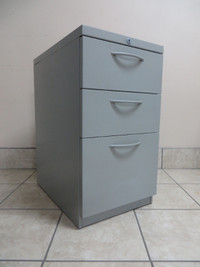 Used Small 3 Drawers Metal Cabinet
