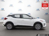 Recent Arrival! White 2024 Nissan Kicks SV FWD CVT with Xtronic 1.6L 4-Cylinder DOHC 16V APPLE CAR P... (image 4)