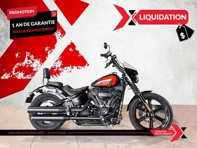 STREET BOB 114 LIQUIDATION HARLEY-DAVIDSON STREET BOB 114 2022 Style légendaire. Puissance brute. Éd...