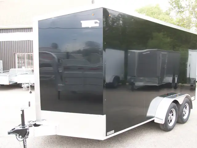 2025 Weberlane ALUMINIUM 7' X 14' V-NOSE 2 ESSIEUX A GLISSIERE B in Cargo & Utility Trailers in Laval / North Shore - Image 5
