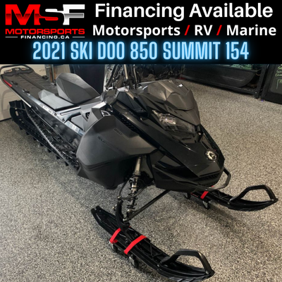 Welcome to Motorsports Financing - Kelowna! 2021 Skidoo 850 Summit 154