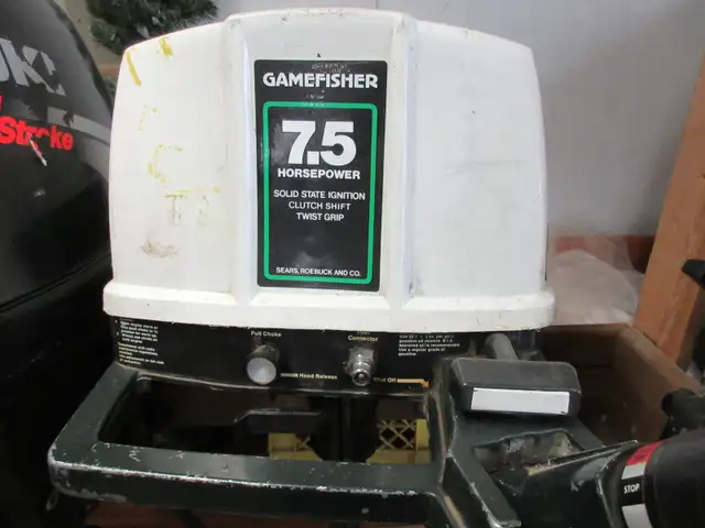 7.5 HP Gamefisher Outboard Motor in Powerboats & Motorboats in Prince Albert - Image 3