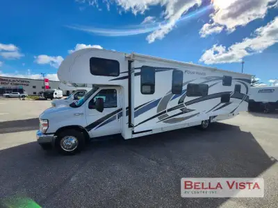 Thor Motor Coach Four Winds Class C gas motorhome 31EV highlights: Full-Wall Slide Bunk Beds Cab Ove...