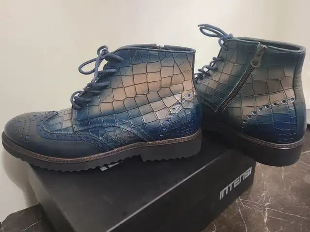 Brand New Stylish Leather Boots Size 11