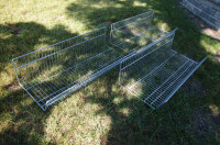 Store shelves wire basket display