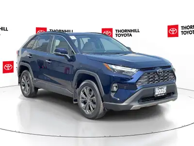 Thornhill Toyota Proudly Presents This Blue 2025 Toyota RAV4 Hybrid with LIMITED AWD Package, Featur...