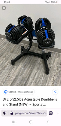 90 lbs adjustable dumbbells 200 dollars New