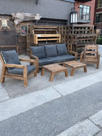 Muskoka chair style hardwood oaks and maples