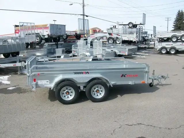 2025 K-Trail 66in. X 123in. 2 ESSIEUX PANEAU OUVRANTET RAMPE VTT in Cargo & Utility Trailers in Laval / North Shore - Image 12