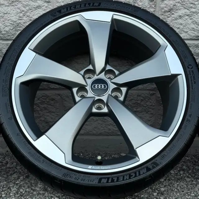 (99%) 4x Audi RS3 19" OEM Summer Wheels Package in Tires & Rims in City of Toronto - Image 4