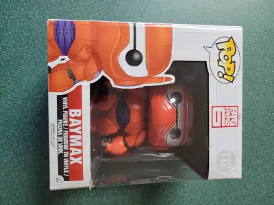 Funko Pop! Vinyl 6" : Disney - Baymax (6 inch) #112 New in Box! Box average shows wear. $80.00 Emoto...