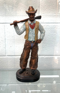 13' Tall Bronze Cowboy Figure