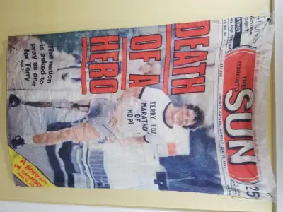 1981 Terry Fox Toronto Sun Flag, View more