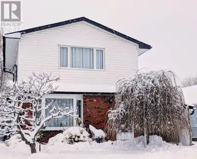 This unique split level in Lindsay is a perfect set-up for large families, multi-generational living...
