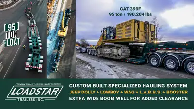 90+Ton Loadstar Heavy Hauling Specialized Lowboy, View more