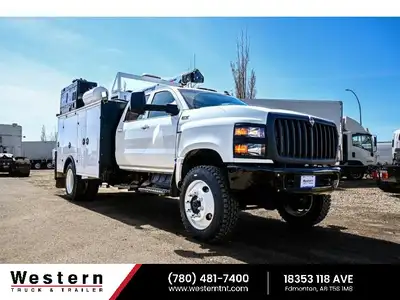 2022 International CV515 CREW CAB SERVICE TRUCK Fully reconditioned, fully detailed, and fully servi...