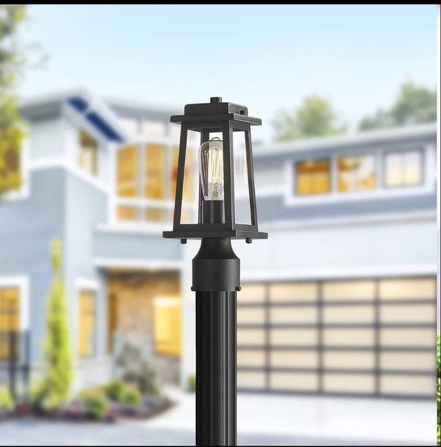 Maleoi Outdoor Post Lights with Pier Mount Base, Porch Post Ligh in Outdoor Lighting in Gatineau - Image 3