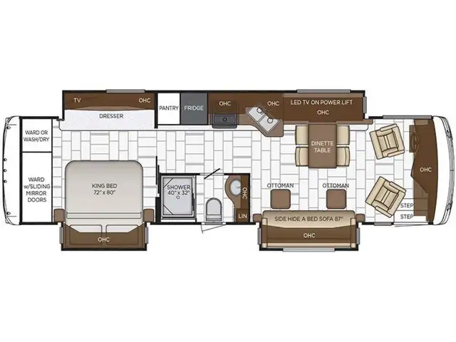 2020 Newmar Ventana 3407 Pusher Diesel 360HP, Classe A in RVs & Motorhomes in Laval / North Shore - Image 4